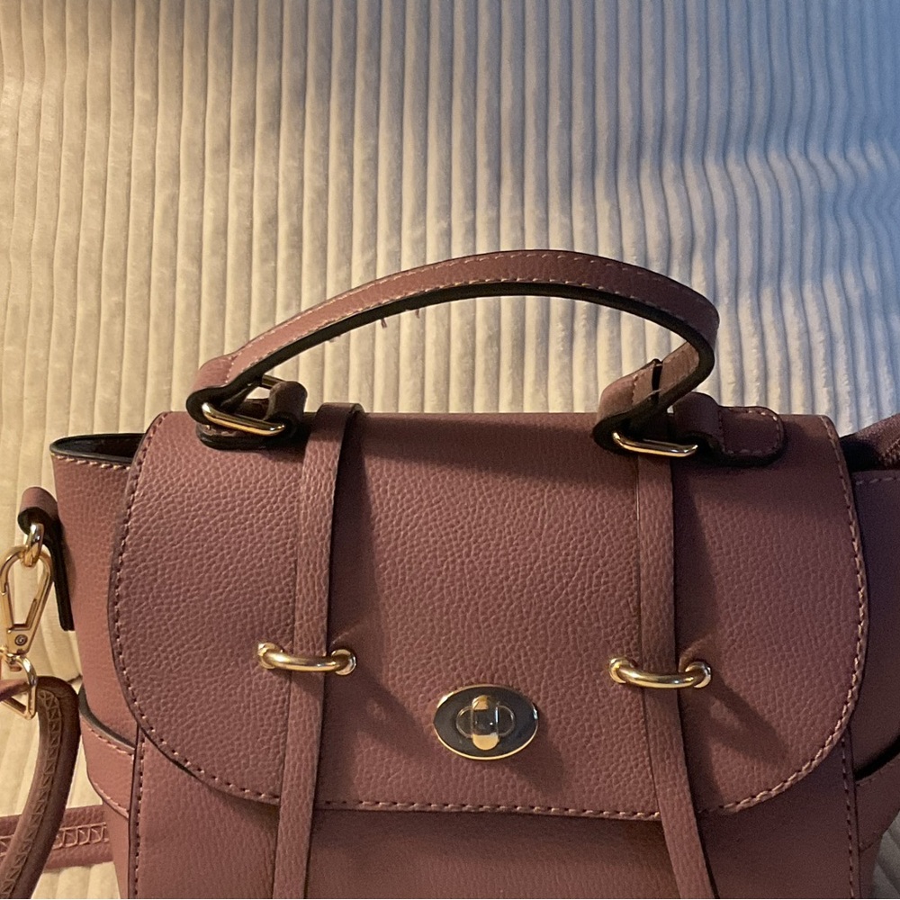 Elegant Mauve Women's Satchel - Picture 3 of 8